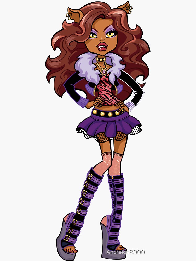 Monster High™ Clawdeen Wolf Vinyl Sticker