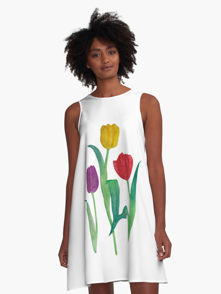 Watercolor Tulip design