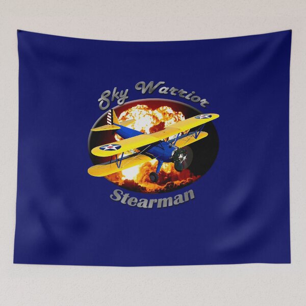 Item preview, Stearman Biplane Sky Warrior designed and sold by hotcarshirts.