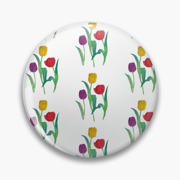 Item preview, Watercolor Tulip pattern design designed and sold by muffinstandd.