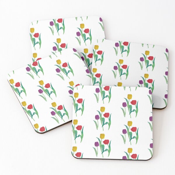 Item preview, Watercolor Tulip pattern design designed and sold by muffinstandd.