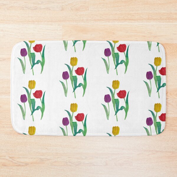 Item preview, Watercolor Tulip pattern design designed and sold by muffinstandd.