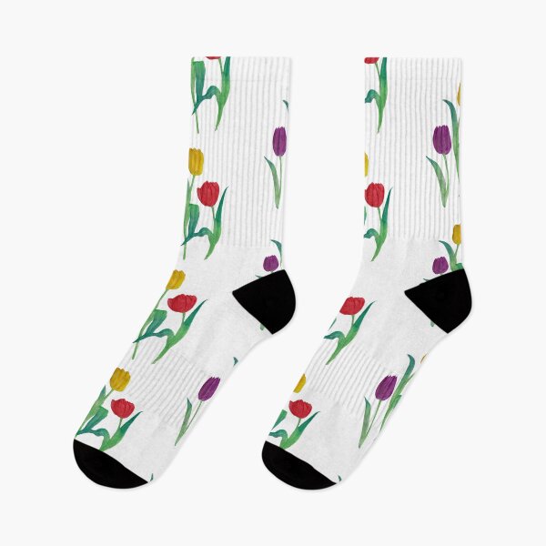 Item preview, Watercolor Tulip pattern design designed and sold by muffinstandd.