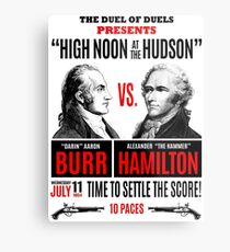 Burr vs Hamilton History Metal Print