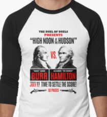 Burr vs Hamilton History Men's Baseball ¾ T-Shirt