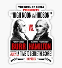 Burr vs Hamilton History Sticker