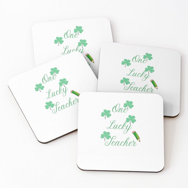 Item preview, One Lucky teacher, funny teacher gift designed and sold by Miaberzo.