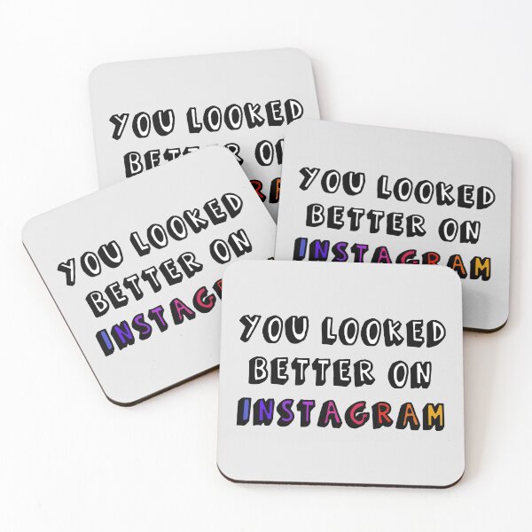 Item preview, You looked better on instagram line designed and sold by arceart.