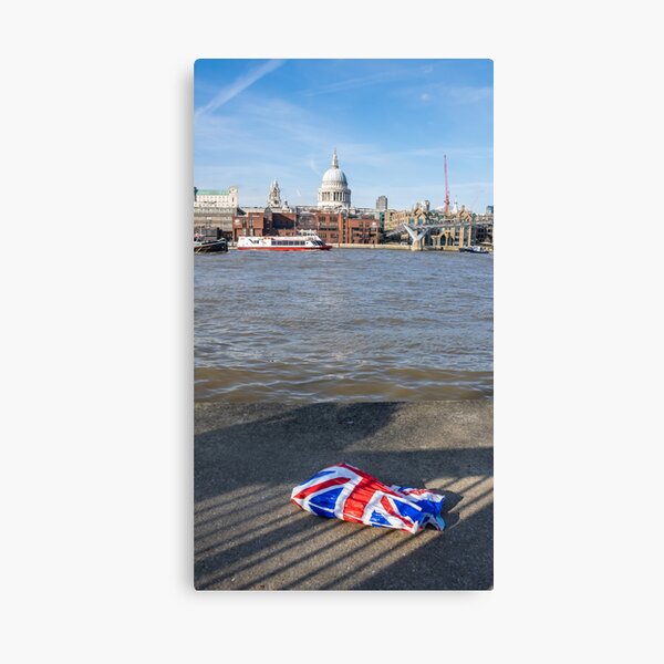 London Union Jack plastic bag Canvas Print