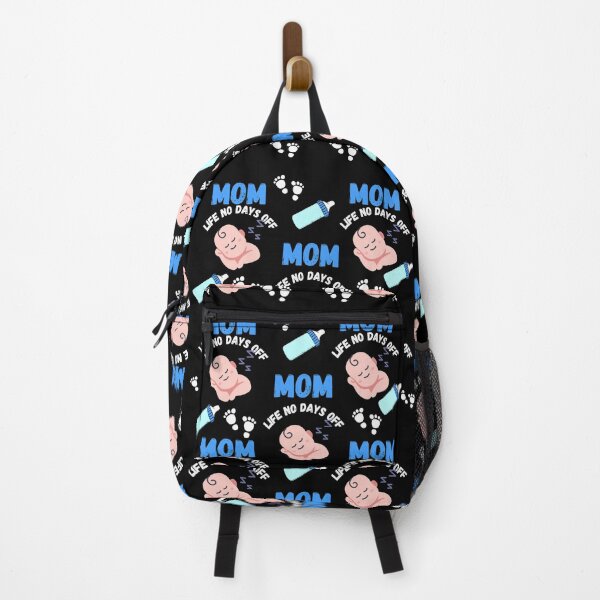 Item preview, Mom Life No Days Off Blue Theme designed and sold by dreamofdenim.