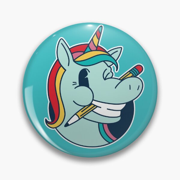 Item preview, Back to School Unicorn with Pencil in Mouth designed and sold by SLAG-Creative.