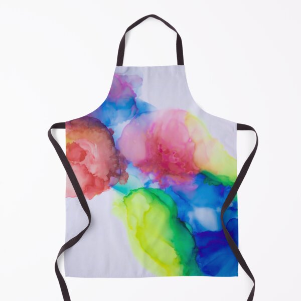 Item preview, Alcohol Ink Abstract Floral Design with blue, yellow, pink, orange and reds. designed and sold by KinsleyCole.