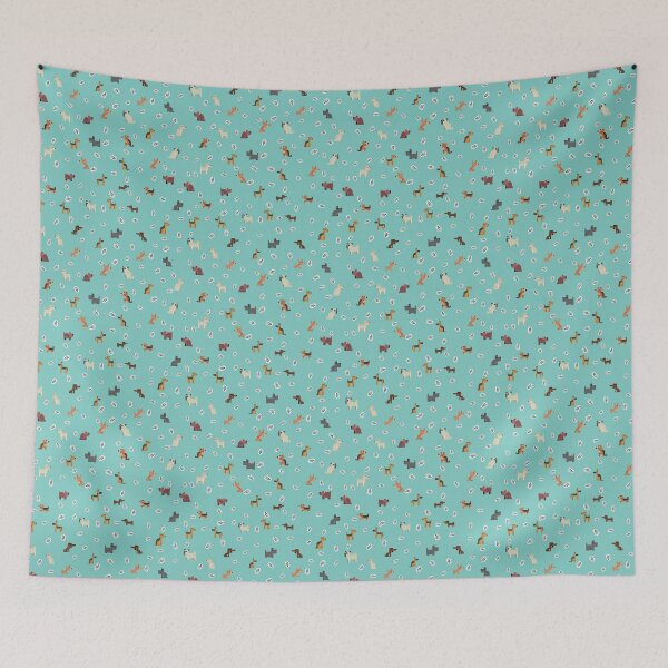 Item preview, Background With Dogs designed and sold by hugohankeBch.
