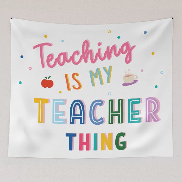 Item preview, Teaching is my teacher thing squad designed and sold by ShineCreative.