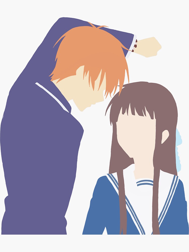 "Fruits Basket Kyo and Tohru" Sticker for Sale by baileb13 Redbubble