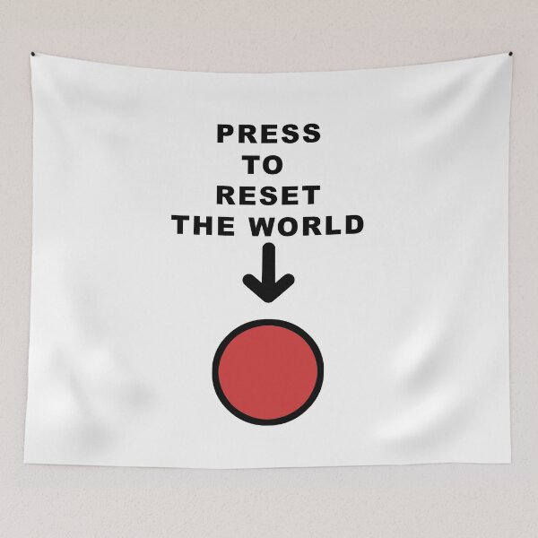 Item preview, Press to reset the world designed and sold by MrsEileen.