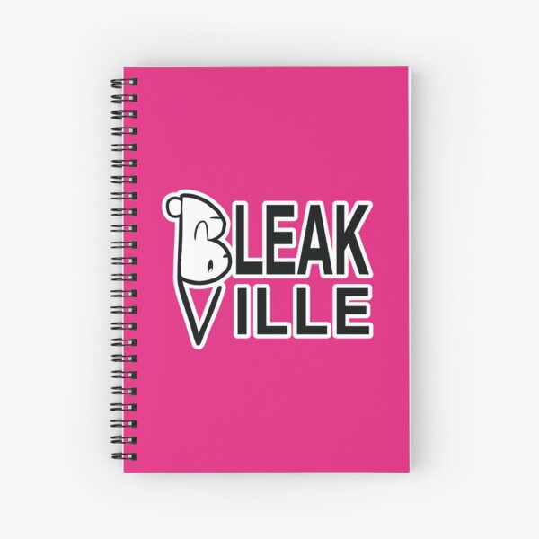 Official Logo | Bleakville (PINK) Spiral Notebook