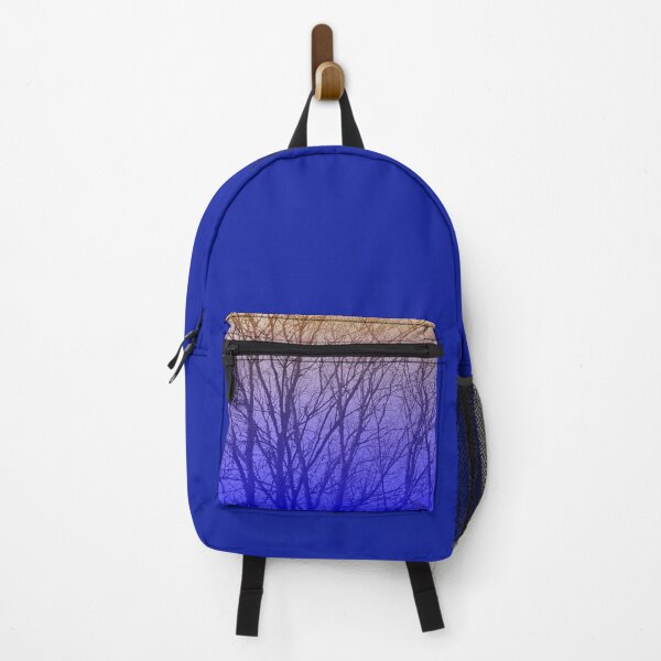 Item preview, Edited photo of a forest in purple and yellow and blue designed and sold by Pelikancrazy.