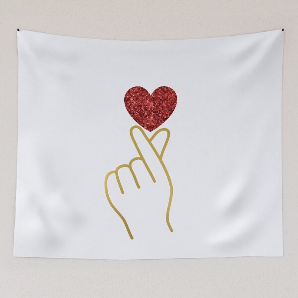 Item preview, Signo de amor coreano | Corazón de dedo | Kpop | Te amo signo | Saranghae designed and sold by niceb00y.