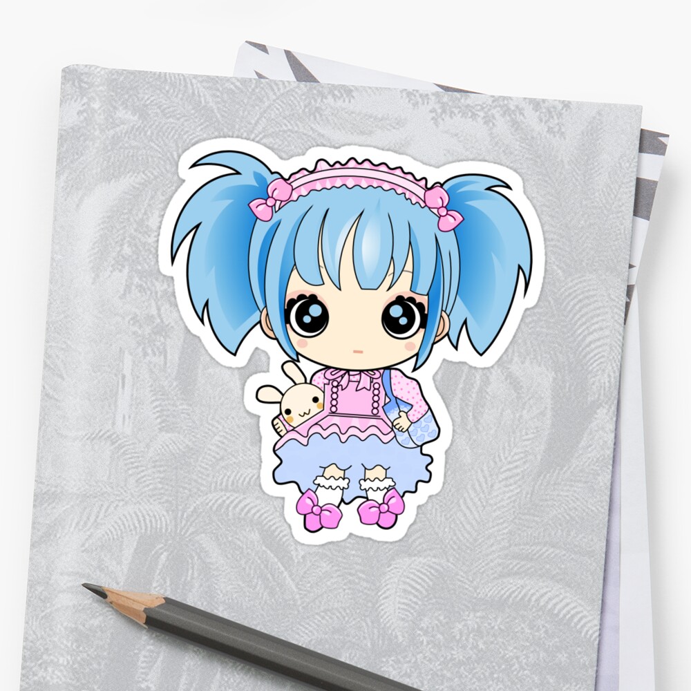 Chibi Anime Girl Stickers Chibi Anime Girl Stickers Kobixybecker31f 2362