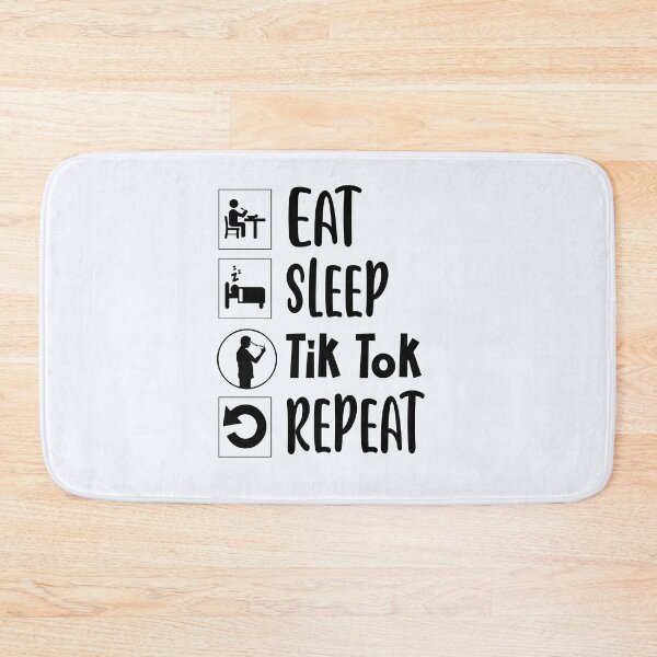 Item preview, Eat Sleep Tik Tok Repeat | Tiktok | Tik Tok Famous  designed and sold by niceb00y.