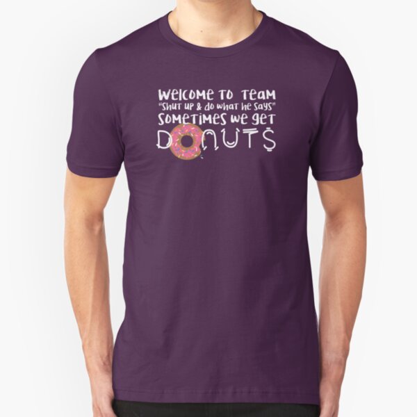 Team Donuts Slim Fit T-Shirt
