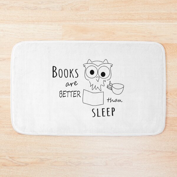Item preview, Books are better than sleep - Book Owl designed and sold by olivergraham.