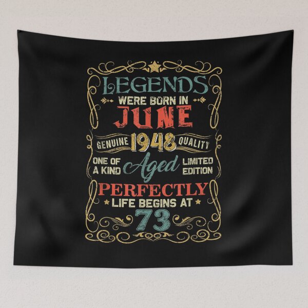 Item preview, Legends Were Born In June 1948 73rd Birthday Gifts  designed and sold by ninapfvu.