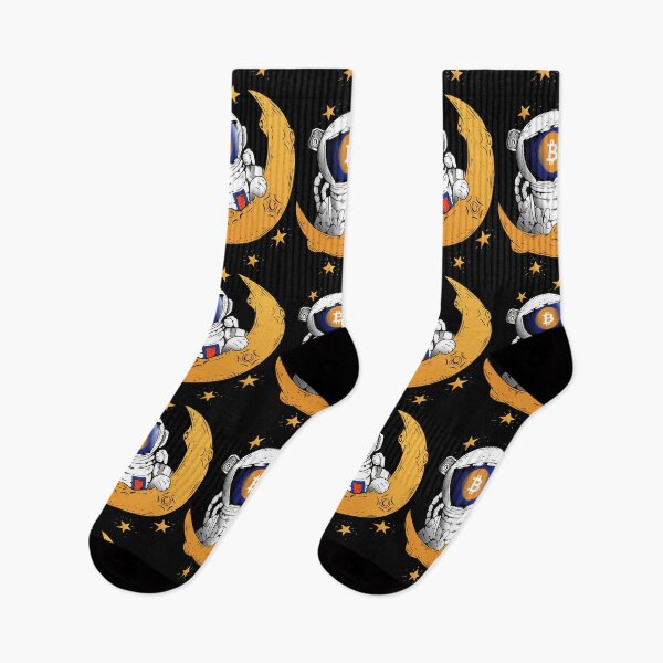 Item preview, Bitcoin to the Moon - this is a great gift for every cryptocurrency investor designed and sold by hyggekrog.