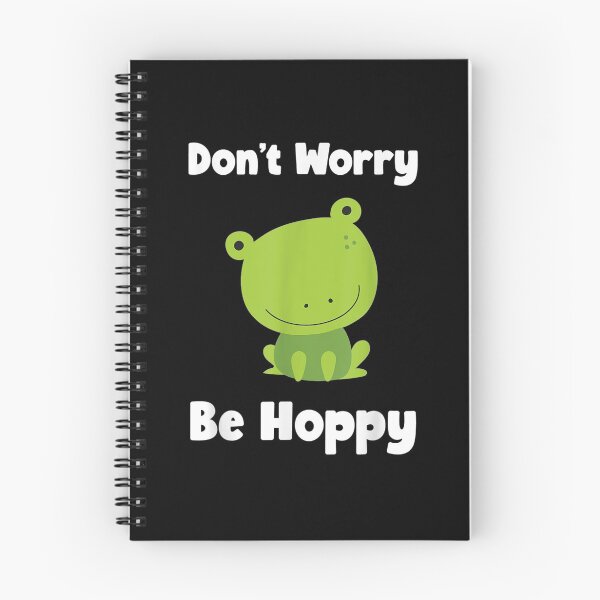 Item preview, Frog Don't Worry Be Hoppy Cute Funny Toad  designed and sold by ninapfvu.