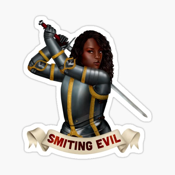 Paladin: Smiting Evil Sticker