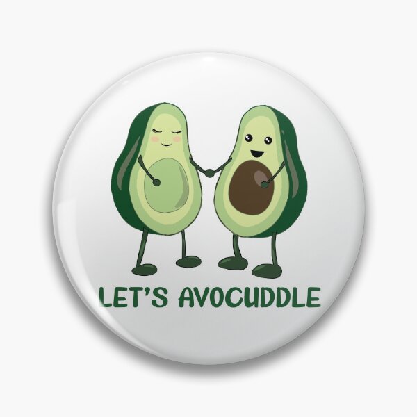 Item preview, Lets Avocuddle - Funny Food designed and sold by TheInkElephant.