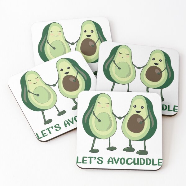 Item preview, Lets Avocuddle - Funny Food designed and sold by TheInkElephant.