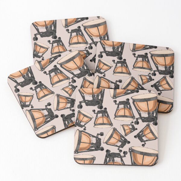 Item preview, Timpani Musical Instrument Pattern Natural designed and sold by jasmijndeklerk.
