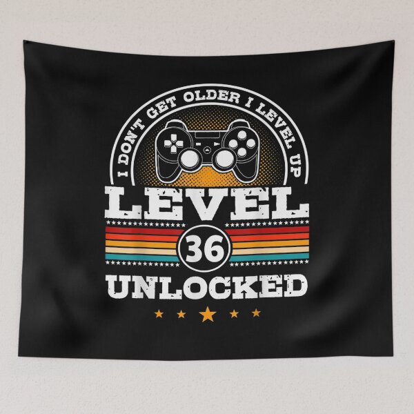 Item preview, I Dont Get Older Funny Level 36 Unlocked 36th Birthday Gamer  designed and sold by ninapfvu.