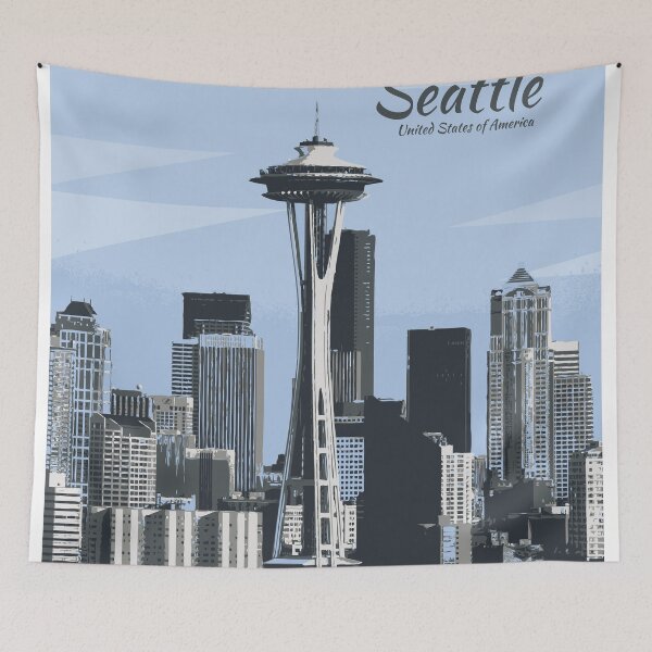 Item preview, Seattle Space Needle United States designed and sold by TheJoeyStudio.