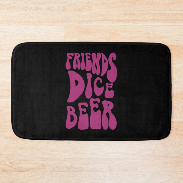 Item preview, Friends, Dice, Beer 70s Retro Groovy Purple designed and sold by WPahat.