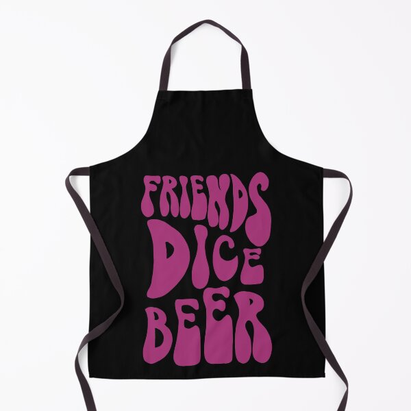 Item preview, Friends, Dice, Beer 70s Retro Groovy Purple designed and sold by WPahat.