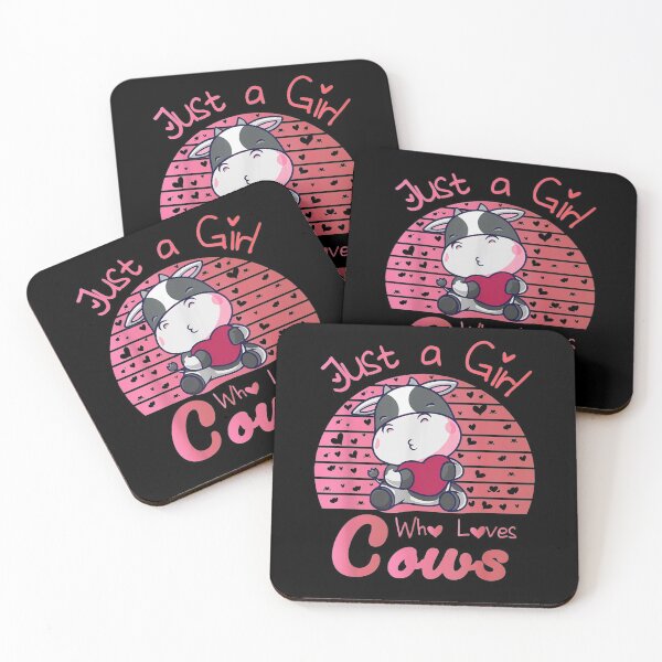 Item preview, Cow Just A Girl Who Loves Cows Farmer Butcher Milk Gift  designed and sold by ninapfvu.