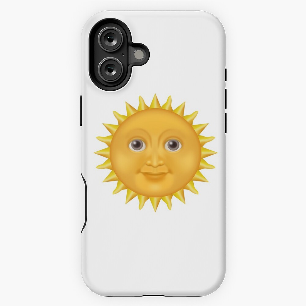 Sun face emoji