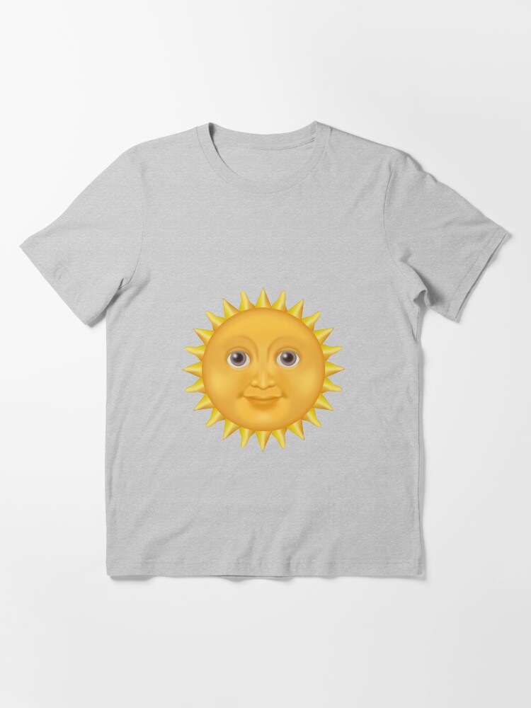 Sun Face Emoji T Shirt By Levintage Redbubble Sun Face Emoji T Shirt By Levintage Redbubble