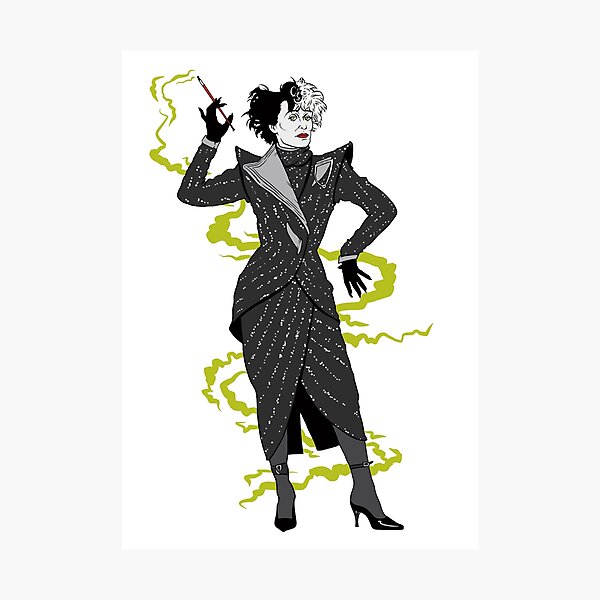 de Vil Woman Photographic Print