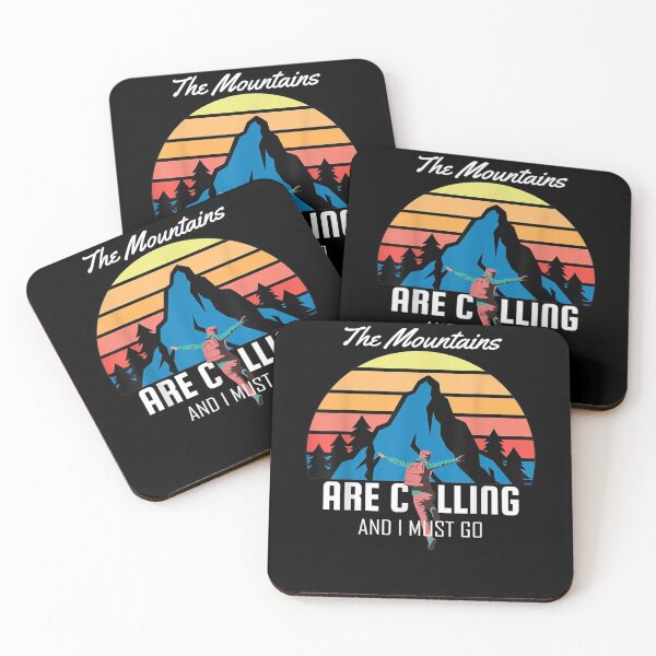 Item preview, The Mountains Are Calling And I Must Go Camping Men Women  designed and sold by ninapfvu.