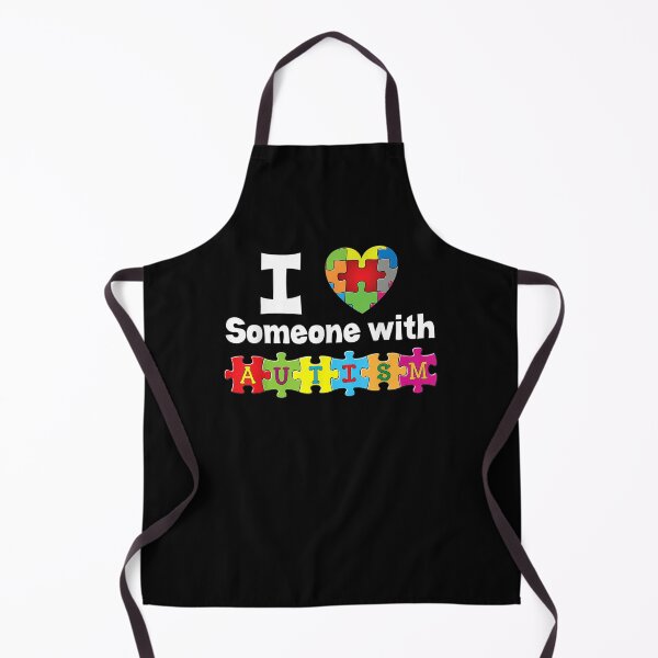 Item preview, I Love Someone With Autism Puzzle Heart Awareness Rainbow  designed and sold by ninapfvu.