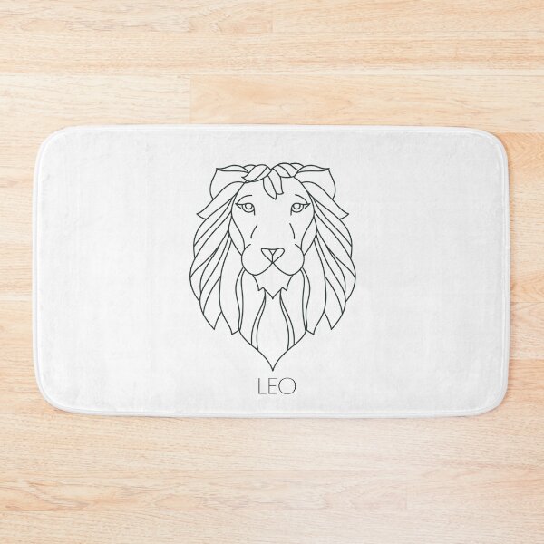 Item preview, Leo Astrology Zodiac Symbol Black & White designed and sold by downtowndarby.