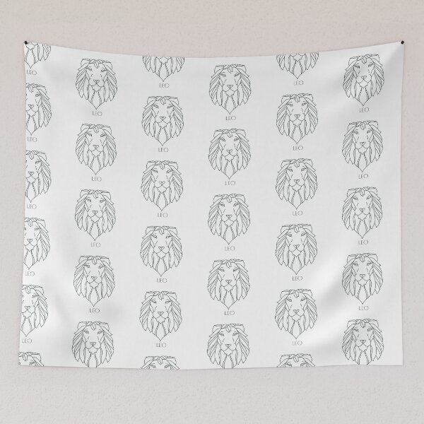 Item preview, Leo Astrology Zodiac Symbol Black & White designed and sold by downtowndarby.
