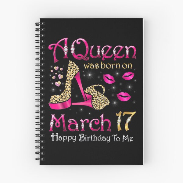 Item preview, A Queen Was Born On March 17 Happy Birthday To Me  designed and sold by lolahomya.