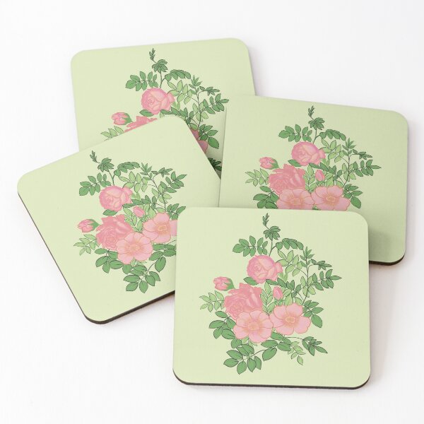 Item preview, Pink garden rose designed and sold by Luaillustration.