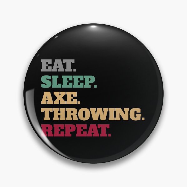 Item preview, Hatchetman Funny Eat Sleep Axe Throwing designed and sold by Salvadax.