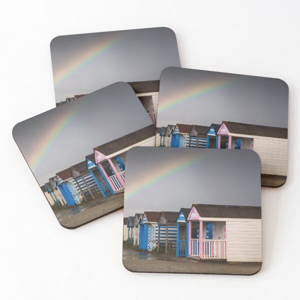 Item preview, Rainbow over the Beach Huts designed and sold by heidipics.